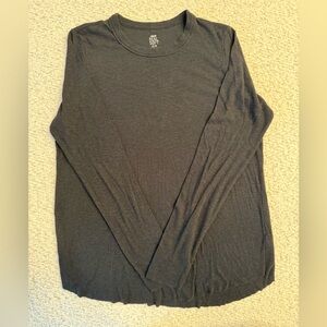 Aerie Charcoal Black Long Sleeve Tee